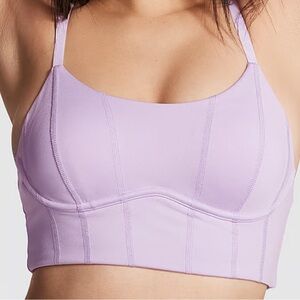 💕XS PINK VS 💜The Wave Ultimate Longline Lilac Sports Bra💜